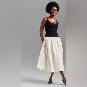 Sleeveless Contrasting Knit Dress Size Large Future Collective